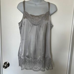 White House, Black market silk and embroidered camisole